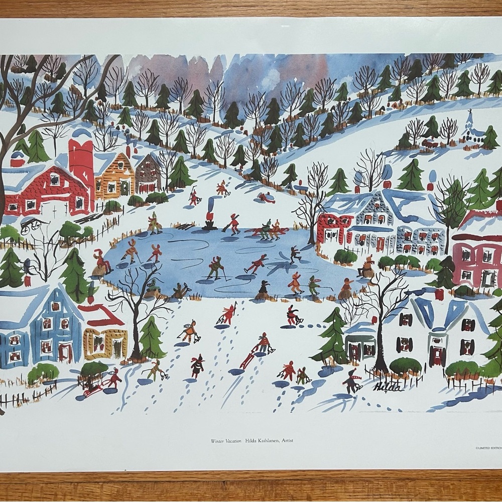 Winter Scene Art Print